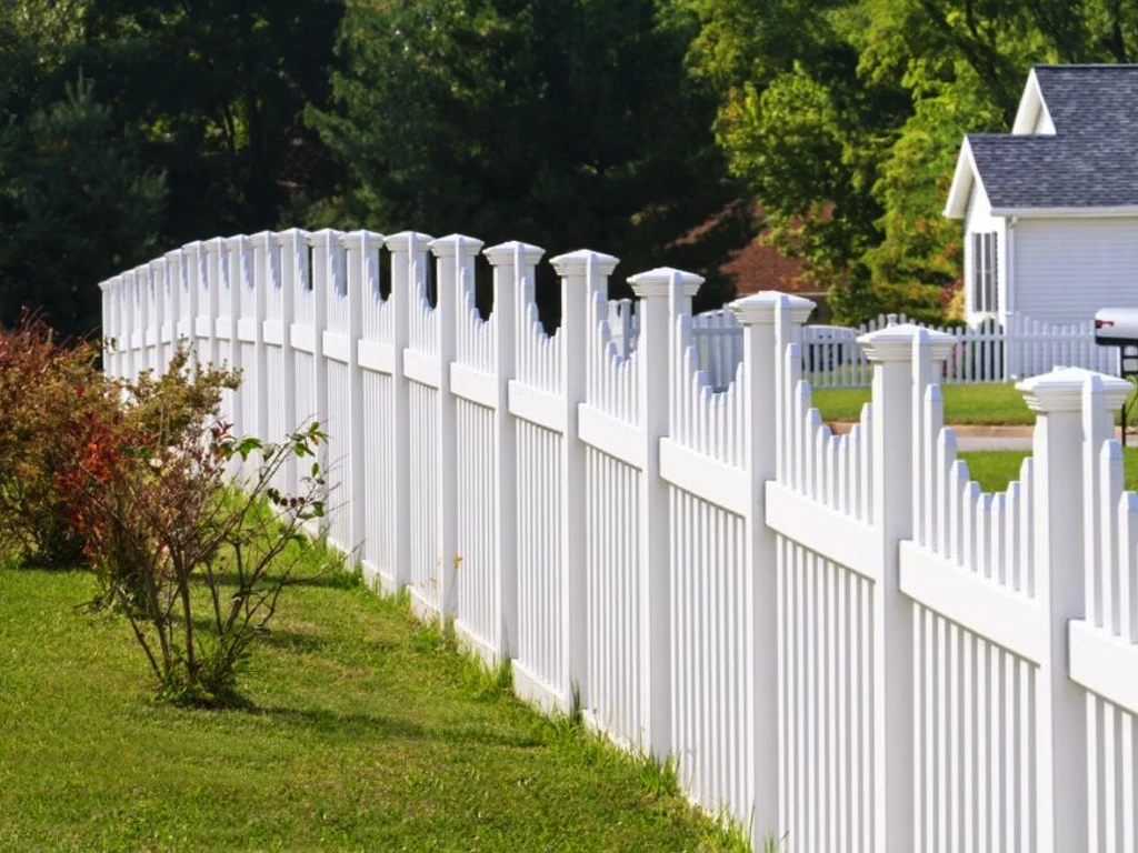 Perimeter Vinyl Fence Installation