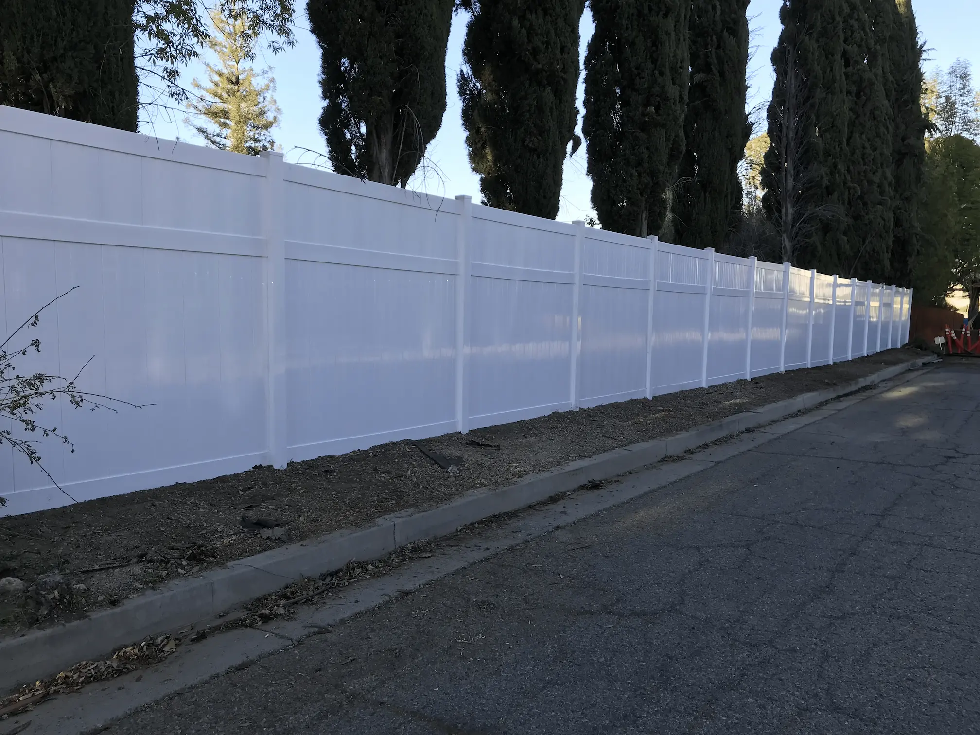 Privacy Vinyl Fence Installation